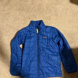 Patagonia Kids Royal Blue Puffer Jacket